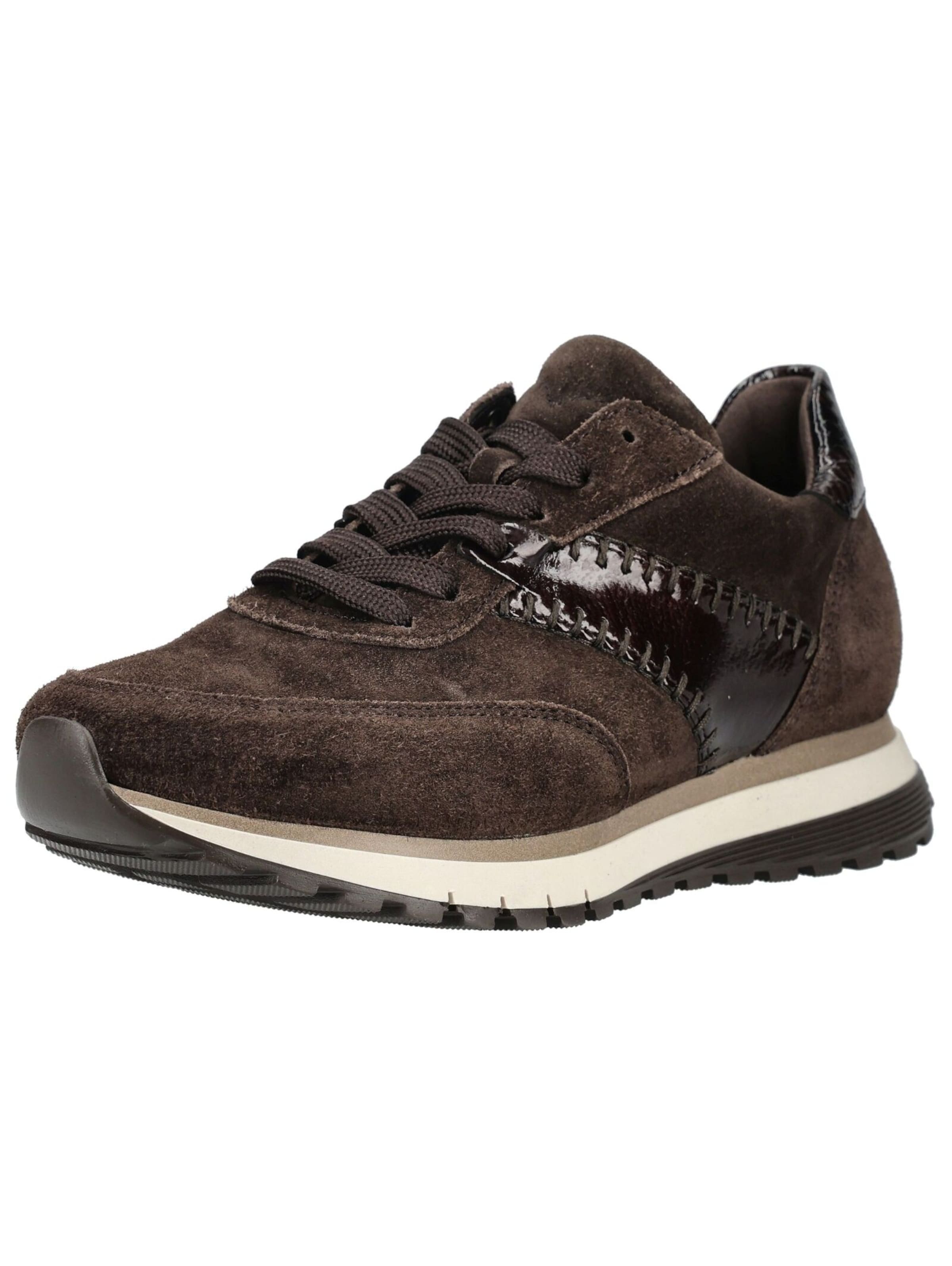 GABOR Platform trainers in Brown: front