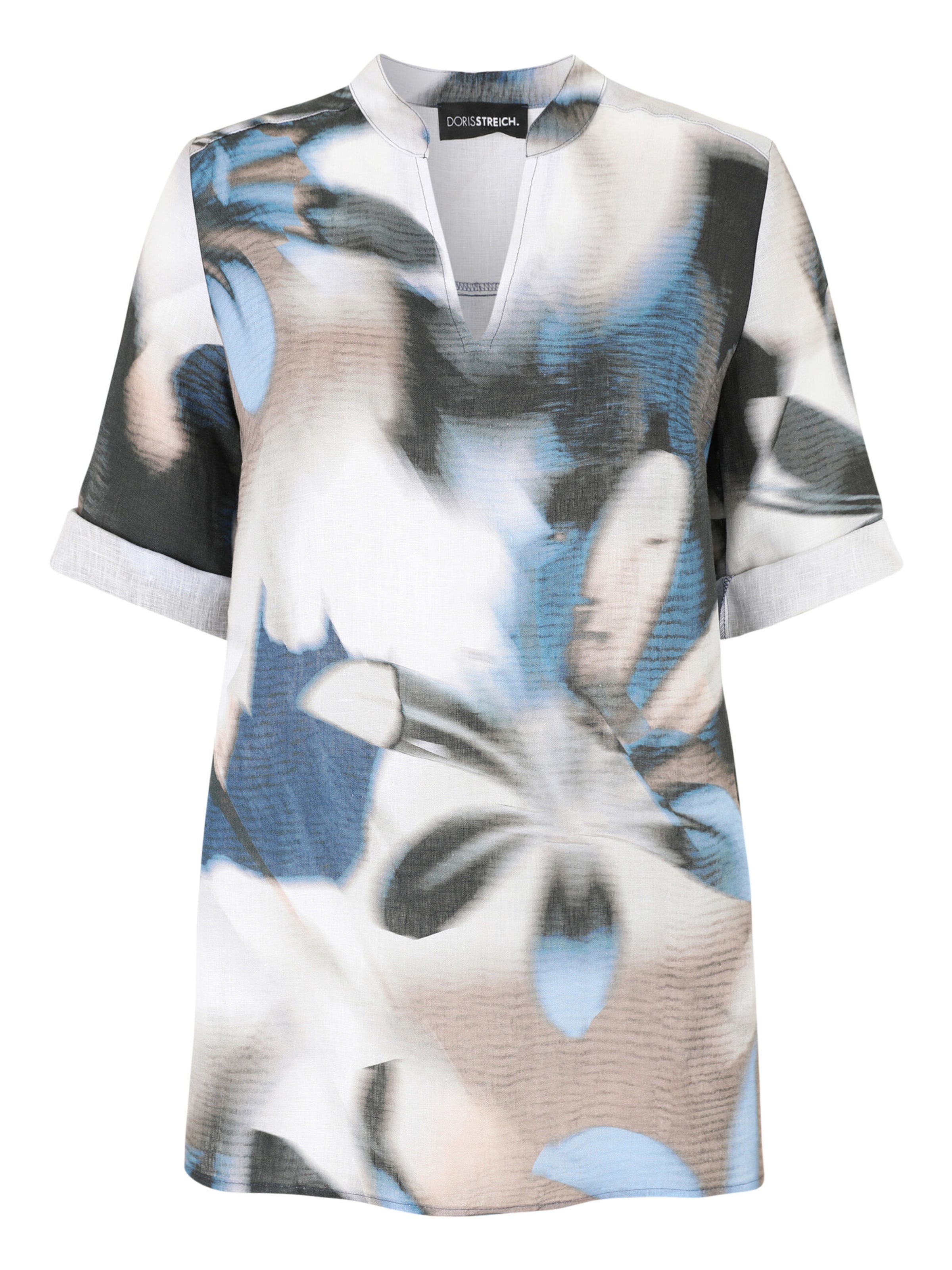Doris Streich Blouse in L in Beige / Blue, Item view