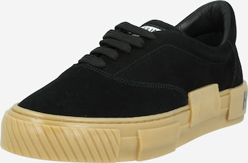 Sneaker low de la Hide&Jack pe negru: față