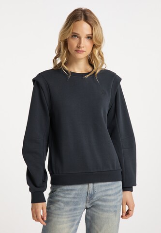 Sweat-shirt DreiMaster Vintage en bleu : devant