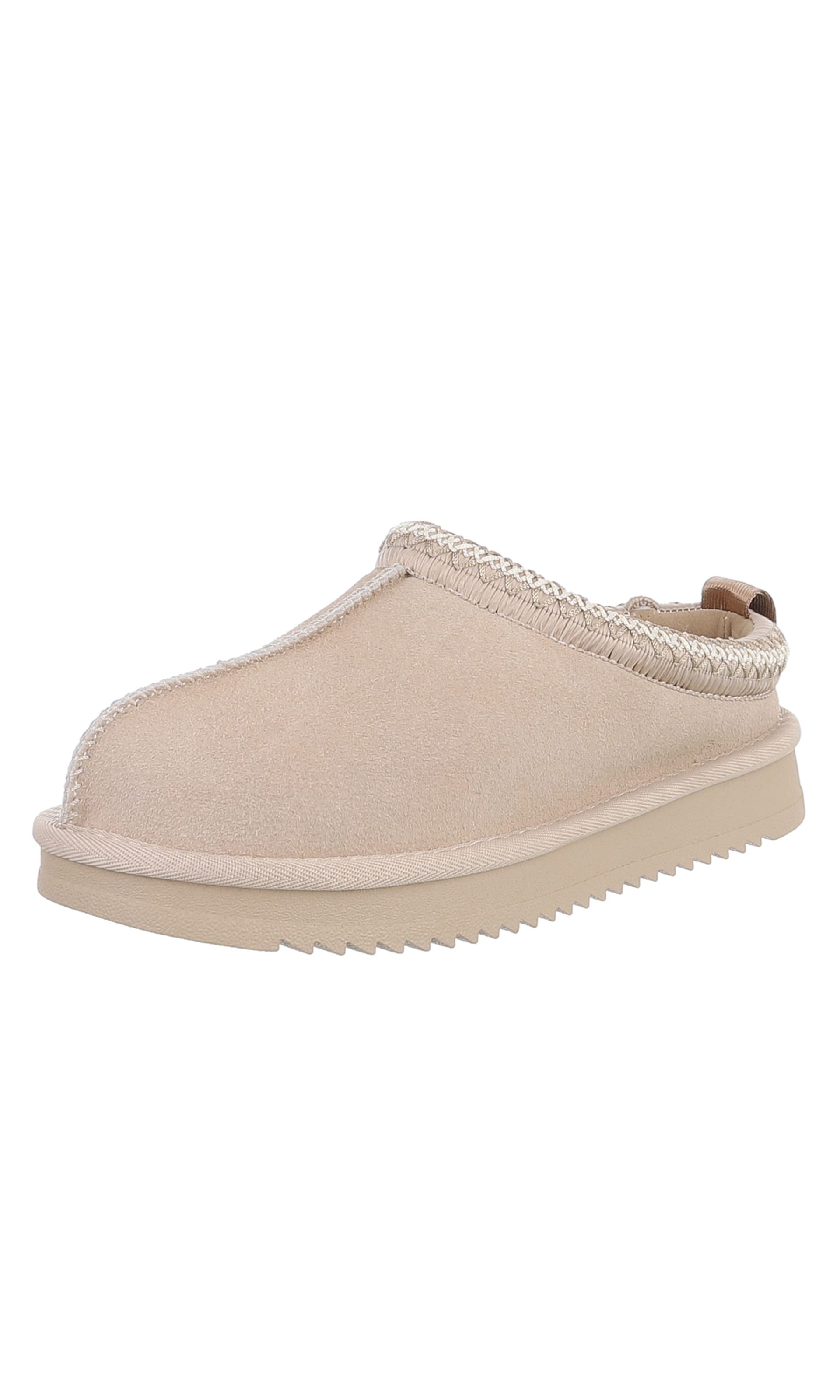 Ital-Design Pantolette in Beige: Vorderseite