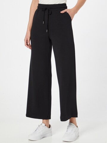 Soyaconcept Wide leg Broek 'Banu 33' in Zwart: voorkant