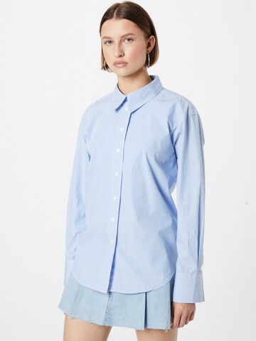 Gina Tricot Bluse 'Anna' i blå: forside