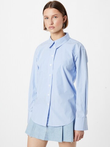 Camicia da donna 'Anna' di Gina Tricot in blu: frontale