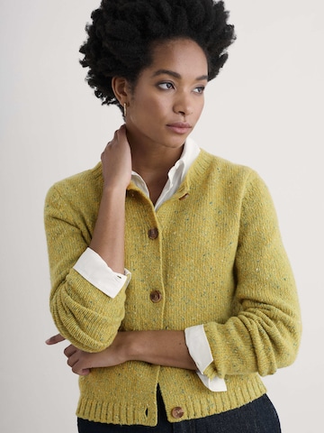 Seasalt Cornwall Strickjacke 'Dawson Pick' in Gelb: Vorderseite