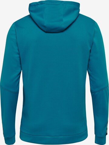 Hummel Sportsweatjacke 'Poly' in Blau