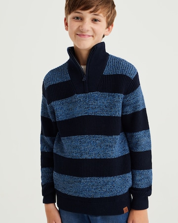 mėlyna WE Fashion Megztinis