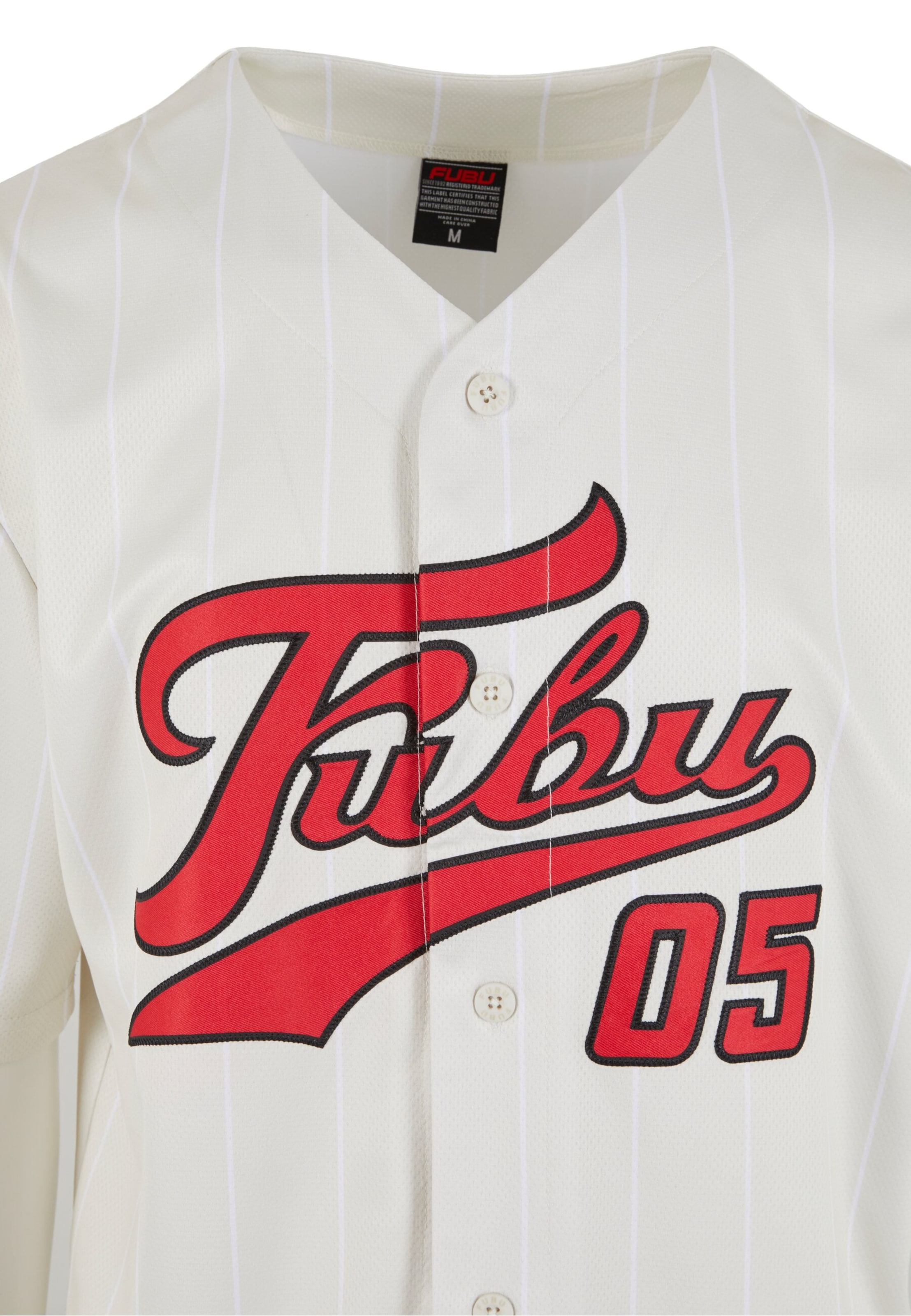 FUBU - Ajuste regular Camisa en blanco
