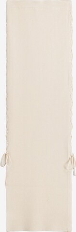 Bershka Skirt in Beige: front