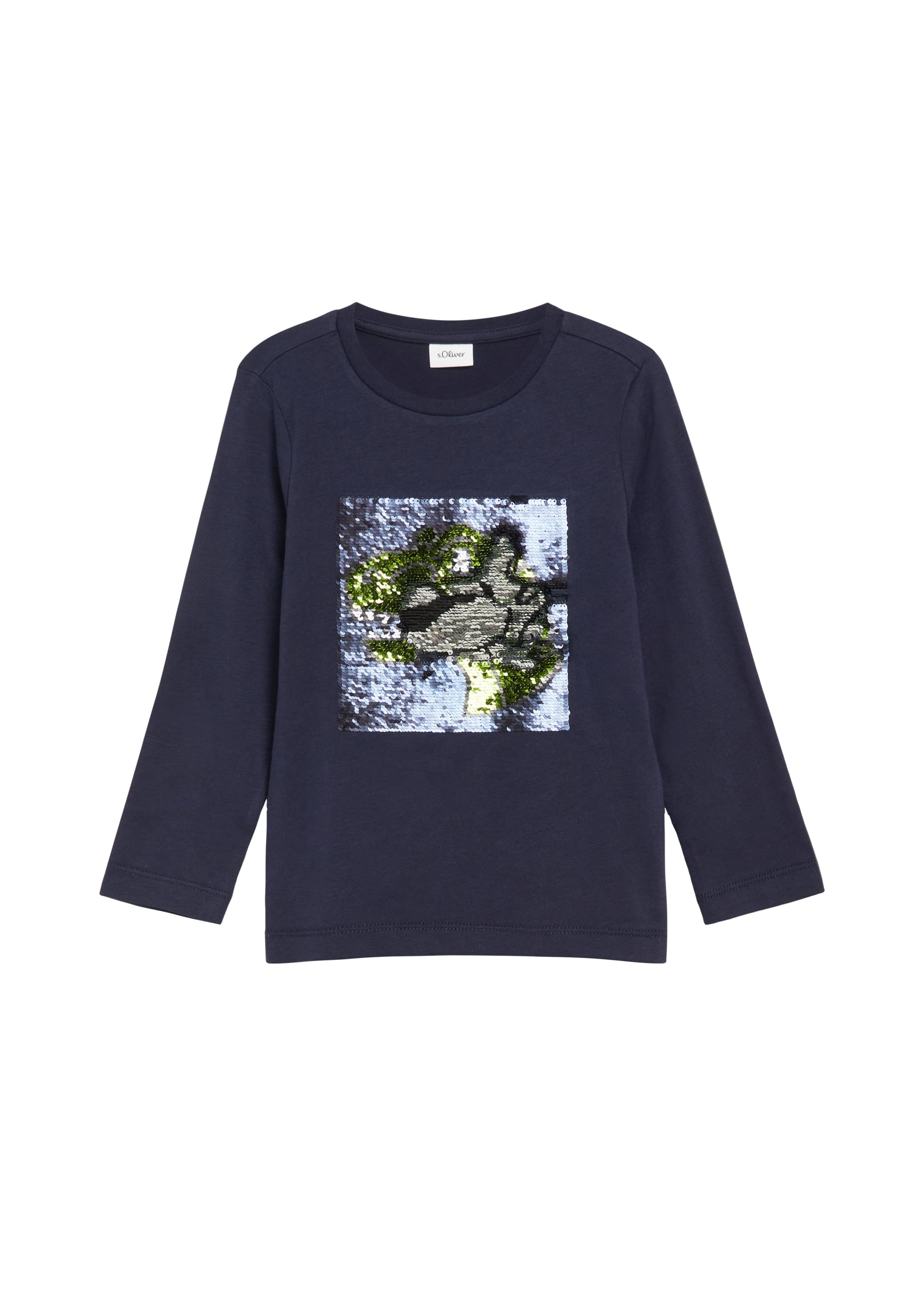 s.Oliver Shirt in Blauw: voorkant