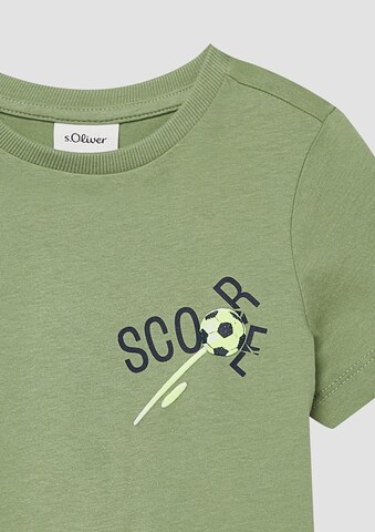 T-Shirt s.Oliver en vert
