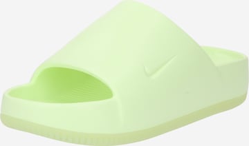Nike Sportswear Пантолеты 'CALM SLIDE' в Зеленый: спереди