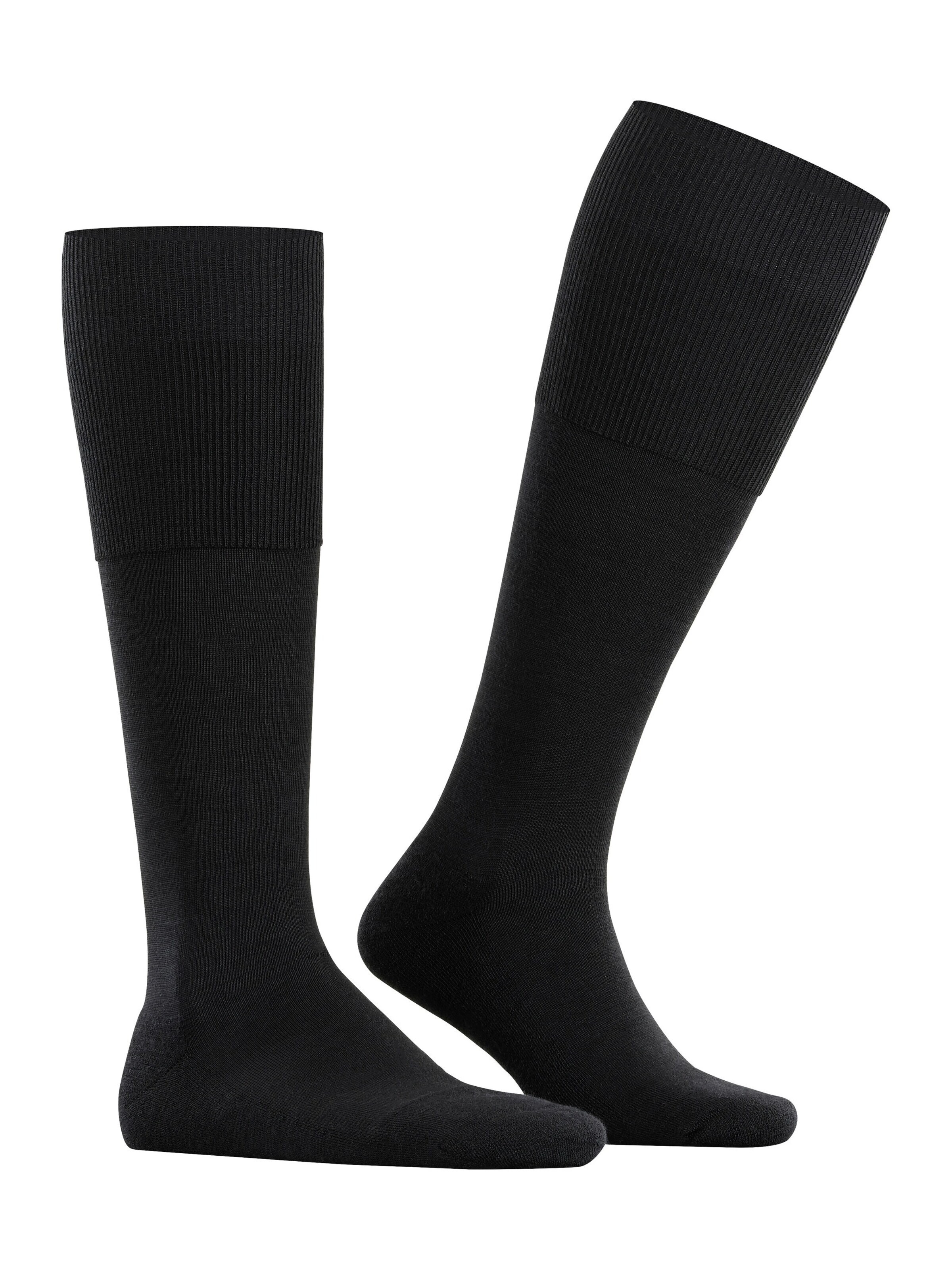 FALKE Knee High Socks 'Airport Plus' in Black