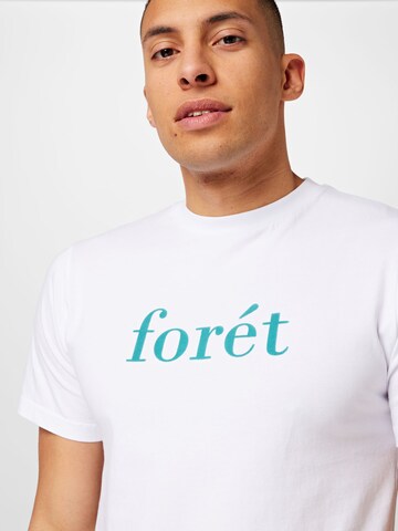 T-Shirt 'RESIN' forét en blanc