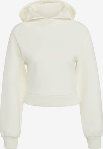 ADIDAS SPORTSWEARSportska sweater majica - bijela boja: prednji dio
