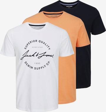 oranžs JACK & JONES T-Krekls 'ACE': no priekšpuses