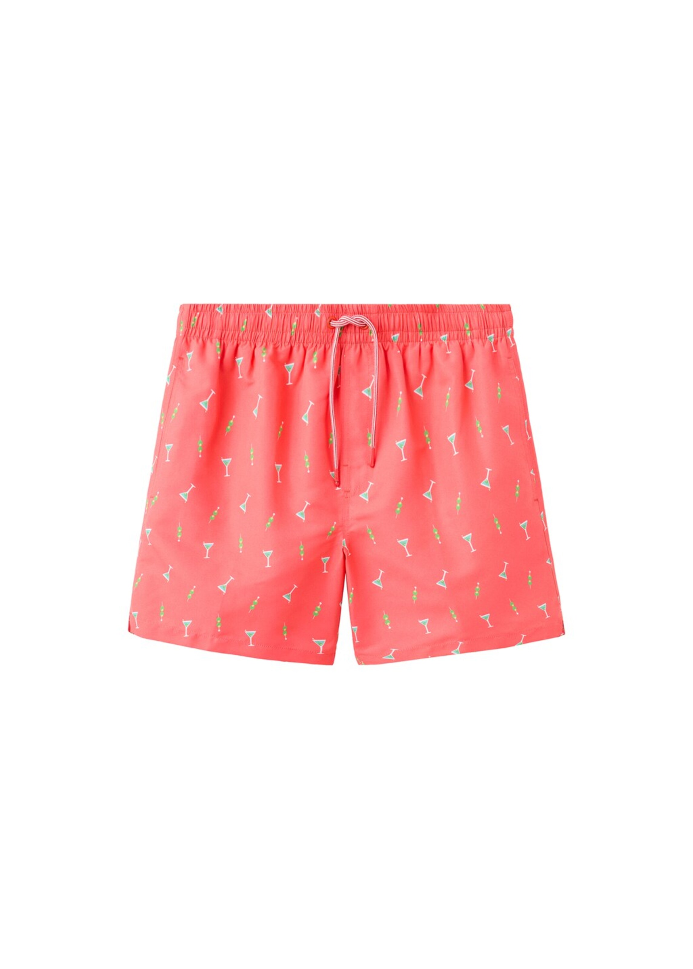 MANGO TEEN Board Shorts 'Tardeo' in Orange: front