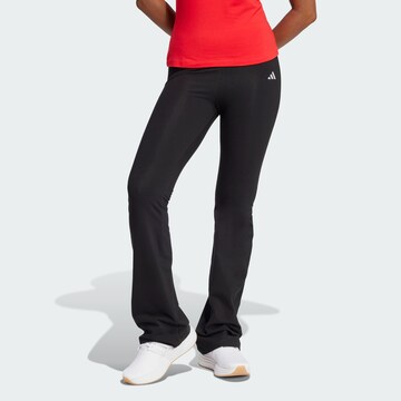 Flared Pantaloni sportivi 'Essentials' di ADIDAS SPORTSWEAR in nero: frontale