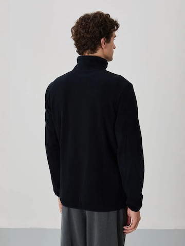 Tommy Life Fleece jas in Zwart