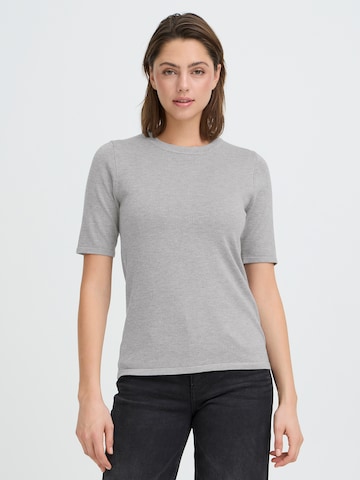 ICHI Tröja 'IHLULS' i grå: framsida