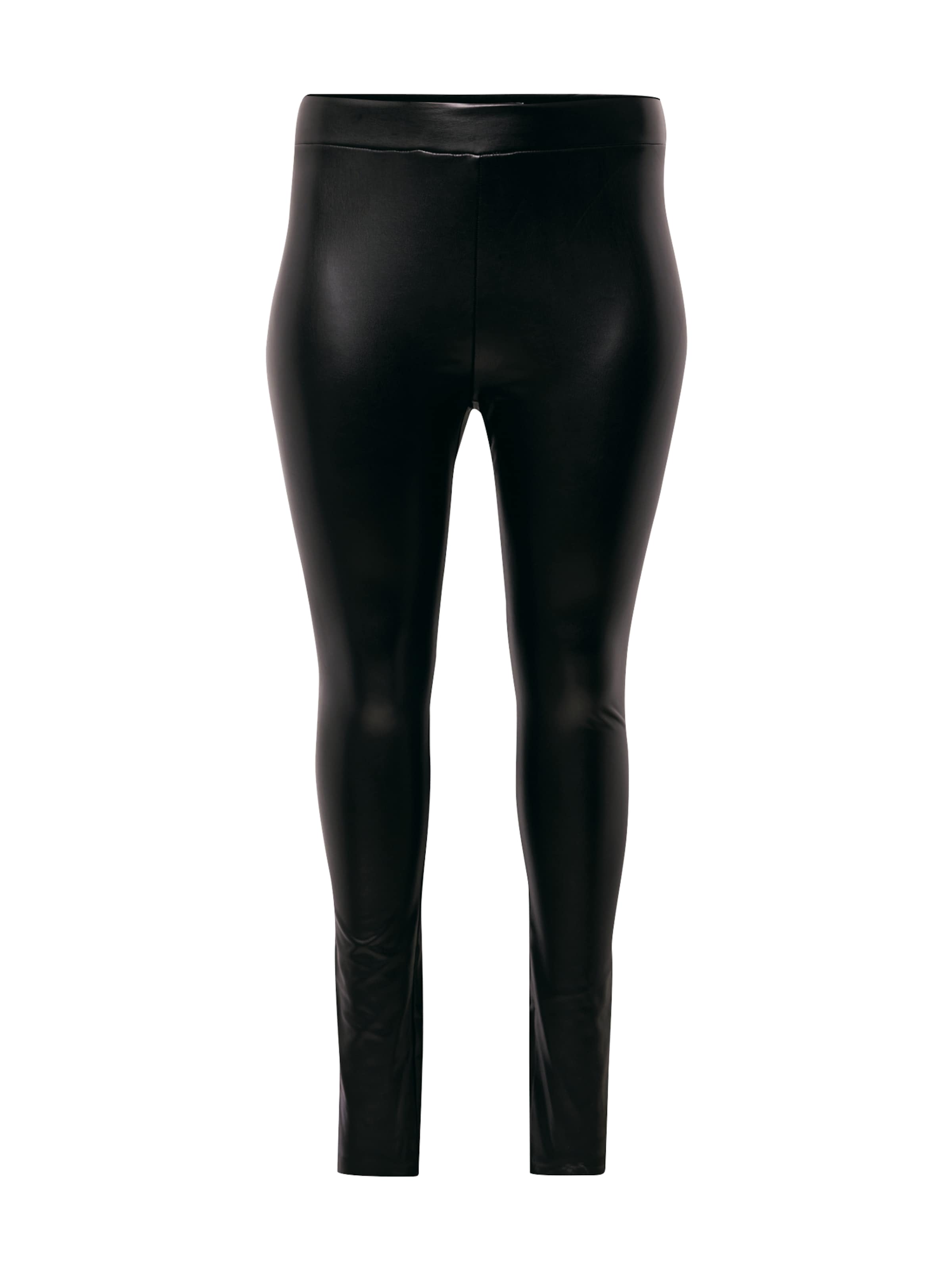 ONLY Carmakoma Regular Leggings 'PAPAYA' in Black: front