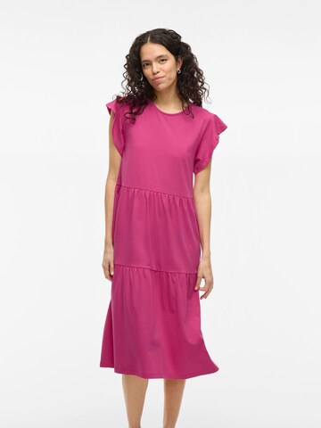 VILA Dress in Pink: front