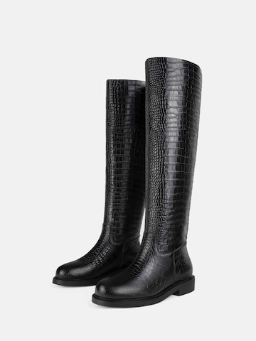 Boots 'MR JONES MAXI' L37 HANDMADE SHOES en noir : devant