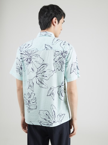 Coupe regular Chemise 'INGarden' INDICODE JEANS en bleu