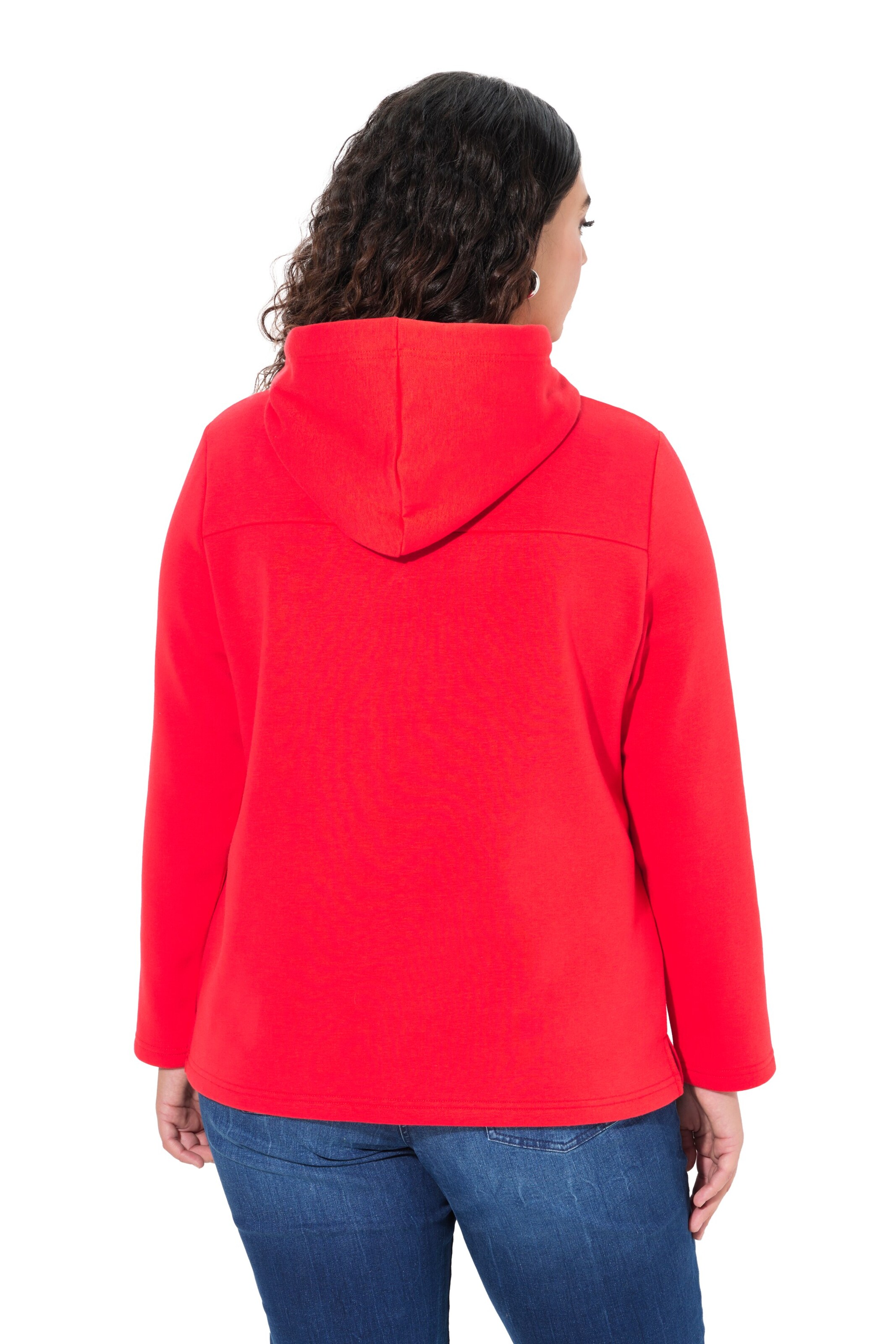 Ulla Popken Sweatshirt in Rood