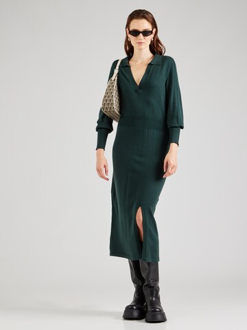 VILA Knitted dress 'VICOMFY' in Green