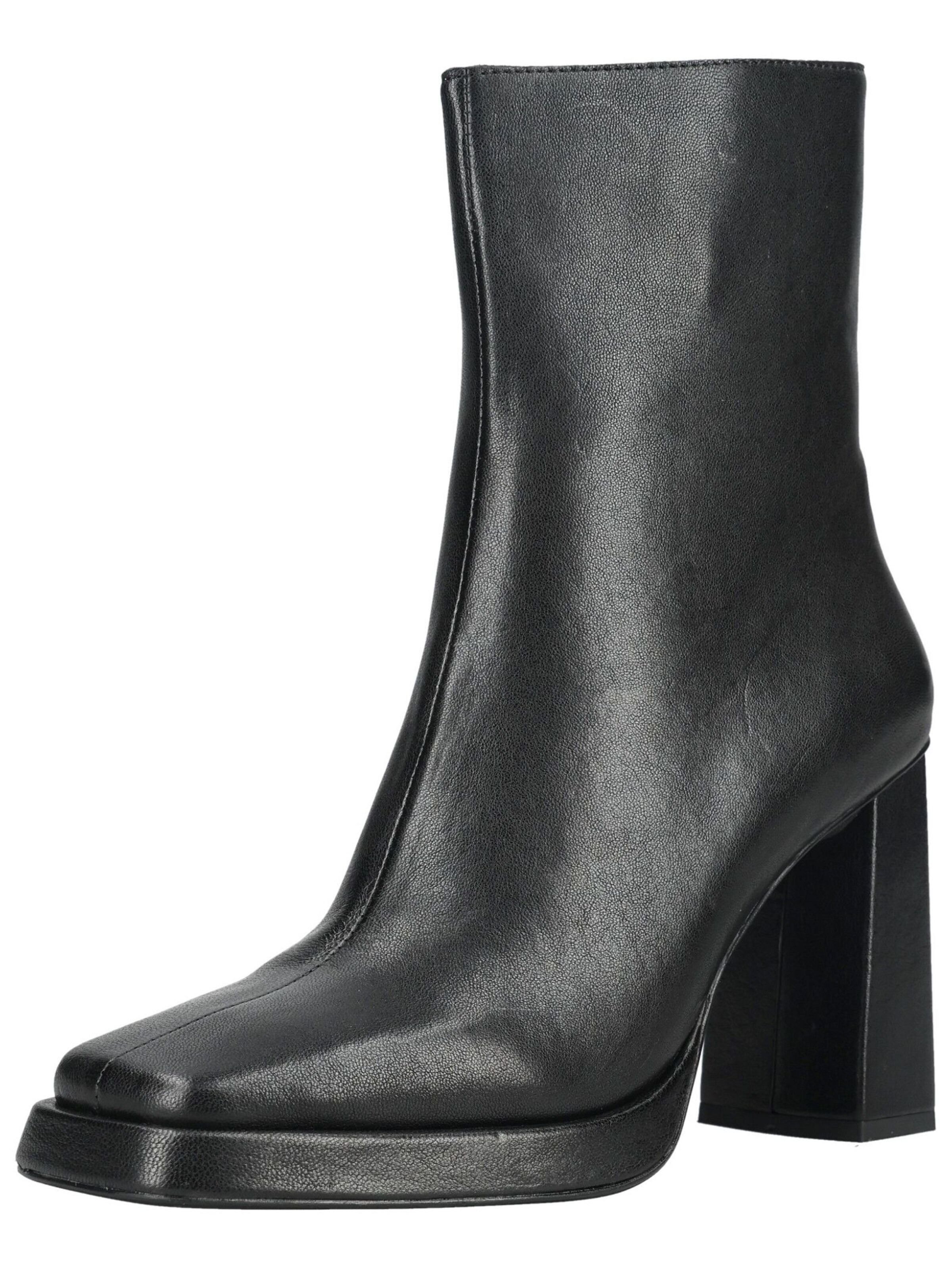 Jeffrey Campbell Enkellaarsjes 'Maximal' in Zwart: voorkant