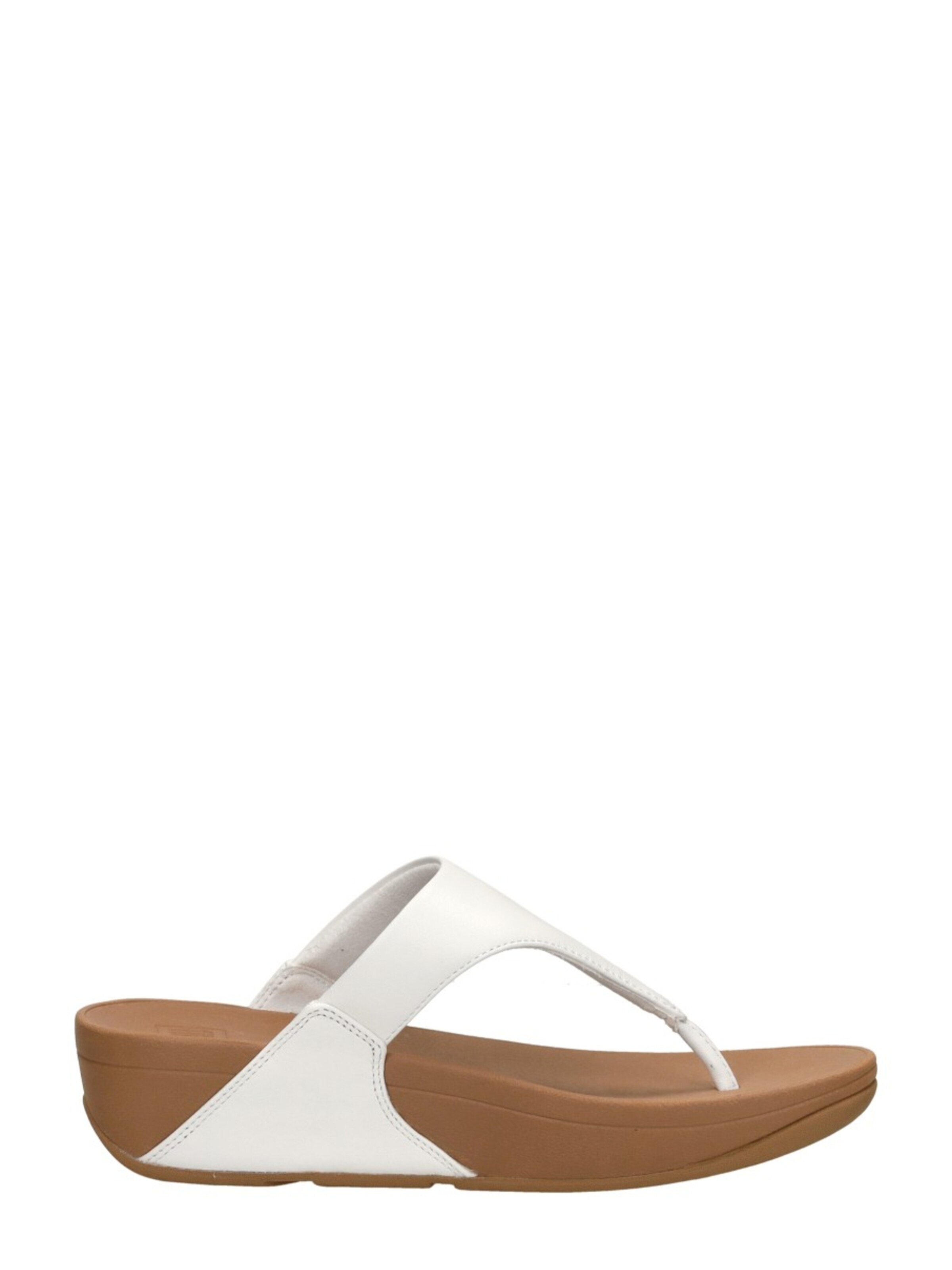 Séparateur d'orteils 'Lulu Leather Toepost' FitFlop en blanc