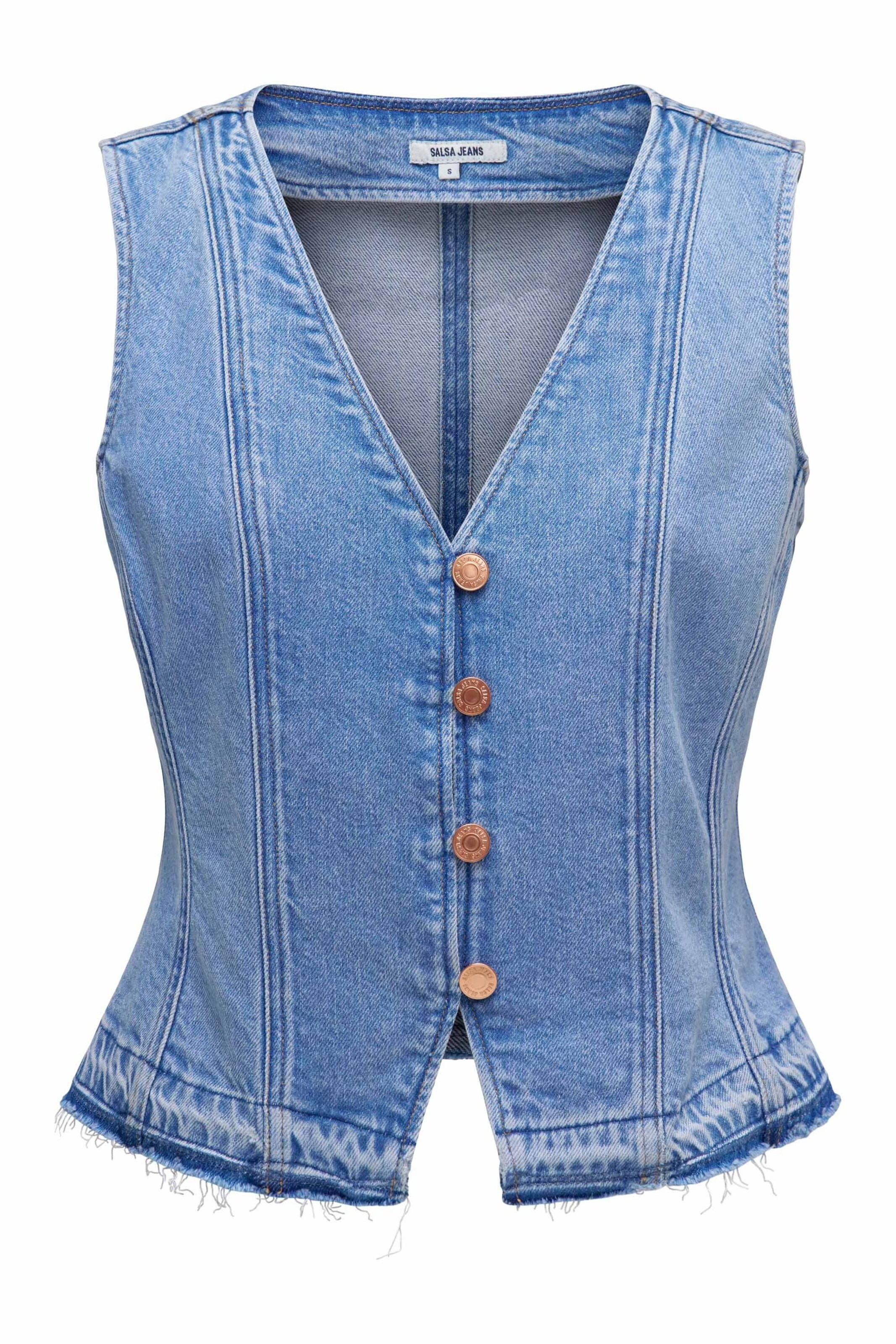 Salsa Jeans Blouse in Blue: front