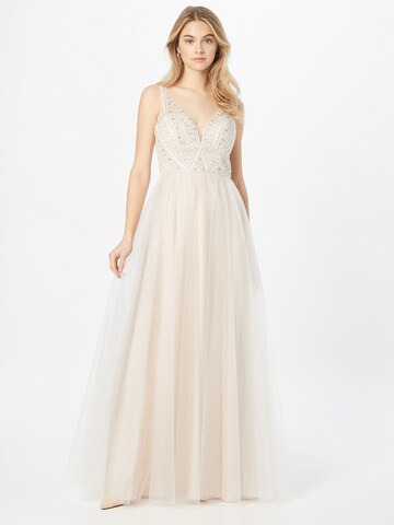 MAGIC BRIDE Evening Dress in Beige: front