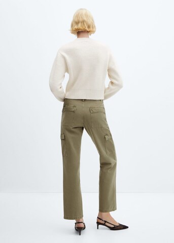 MANGO Regular Jeans 'Newcargo' in Groen