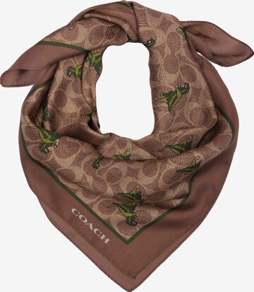 COACH Scarf i brun