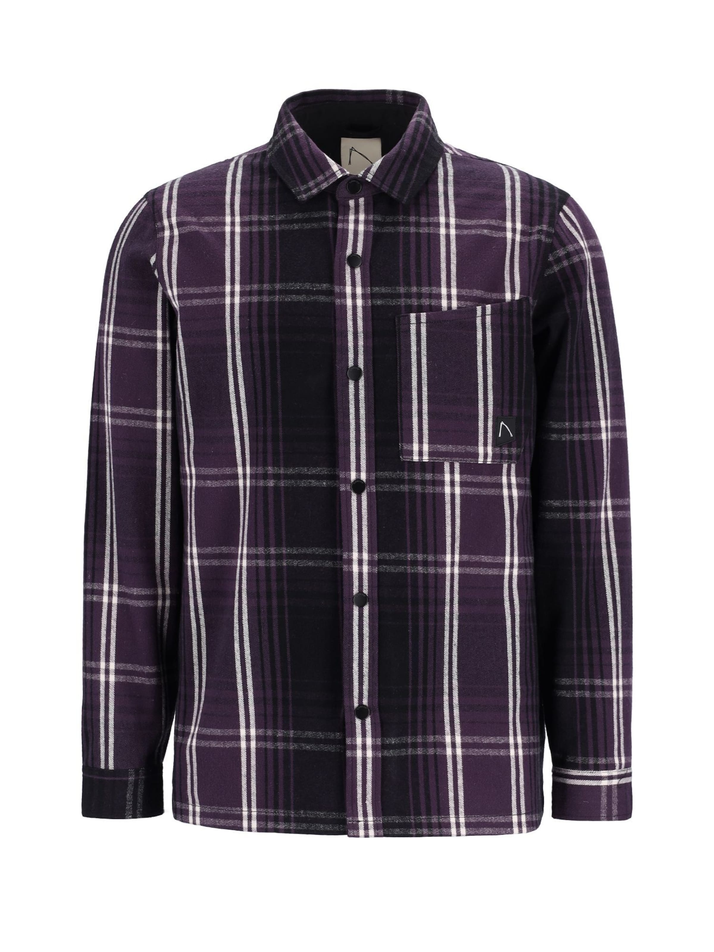 CHASIN' Regular fit Overhemd 'Axel Flux' in Lila: voorkant