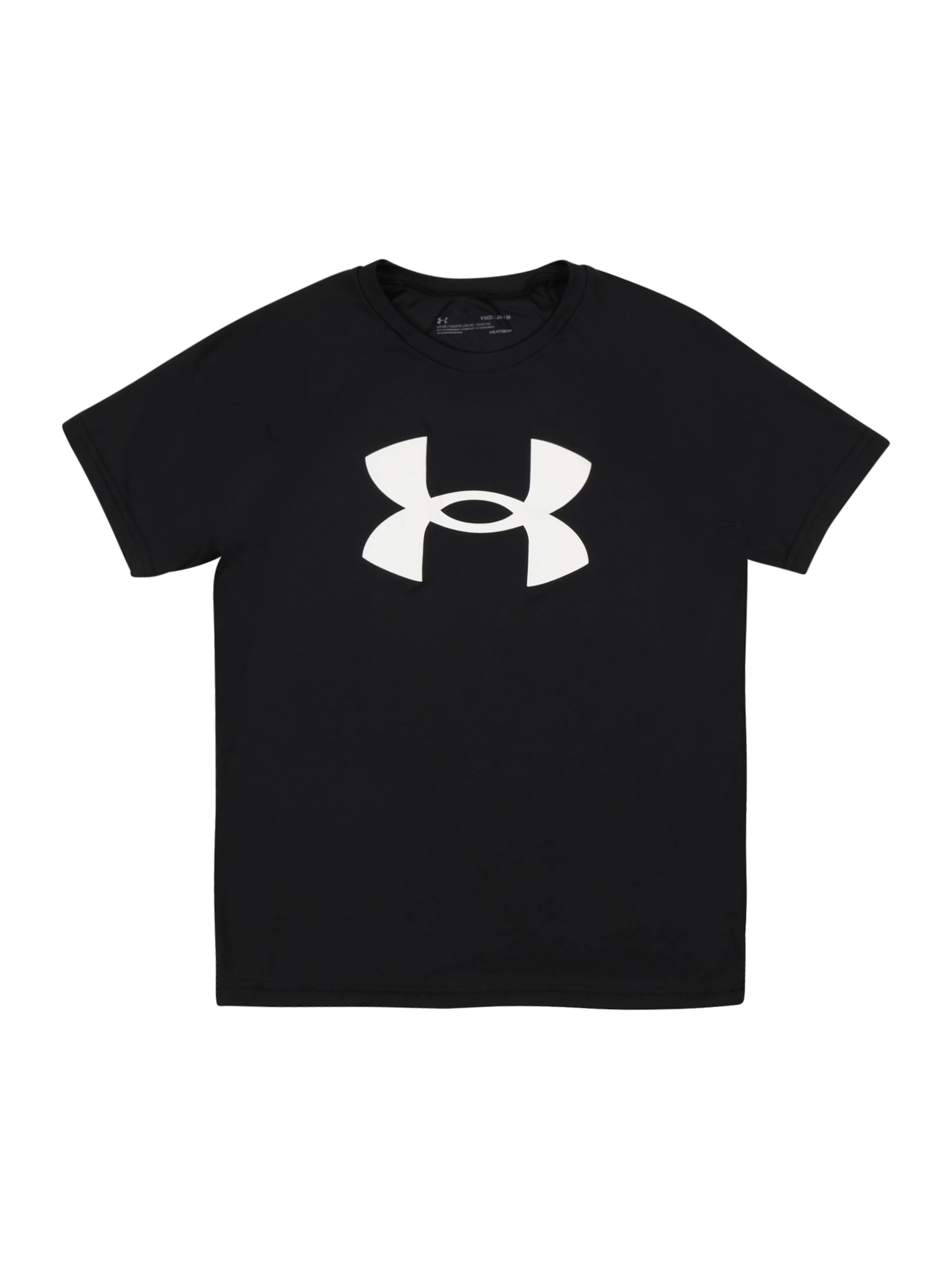 UNDER ARMOUR Λειτουργικό μπλουζάκι σε μαύρο: μπροστά