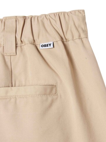 Obey - regular Pantalón en beige