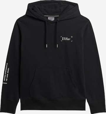 Superdry Sweatshirt in Zwart: voorkant