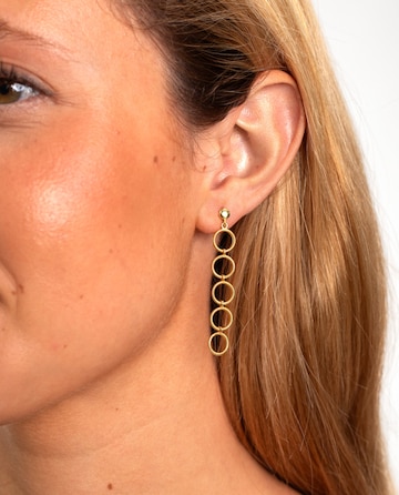 THE-ARE - Pendientes en oro: frente