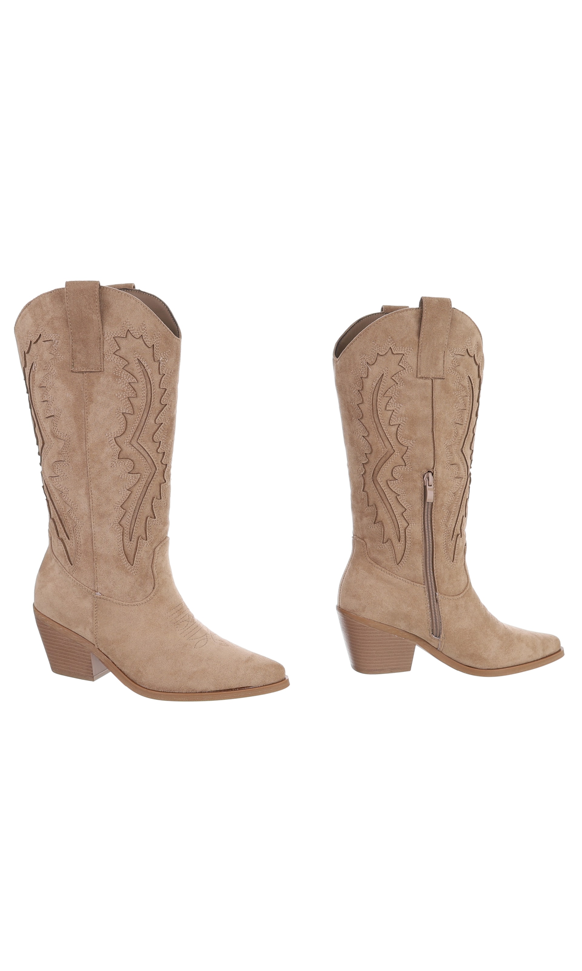 Ital-Design Cowboy Boots in Brown