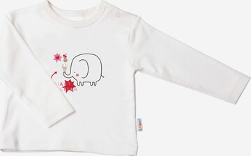 LILIPUT Langarmshirt mit niedlichem 'Elefant mit Eis'-Print in Weiß: predná strana