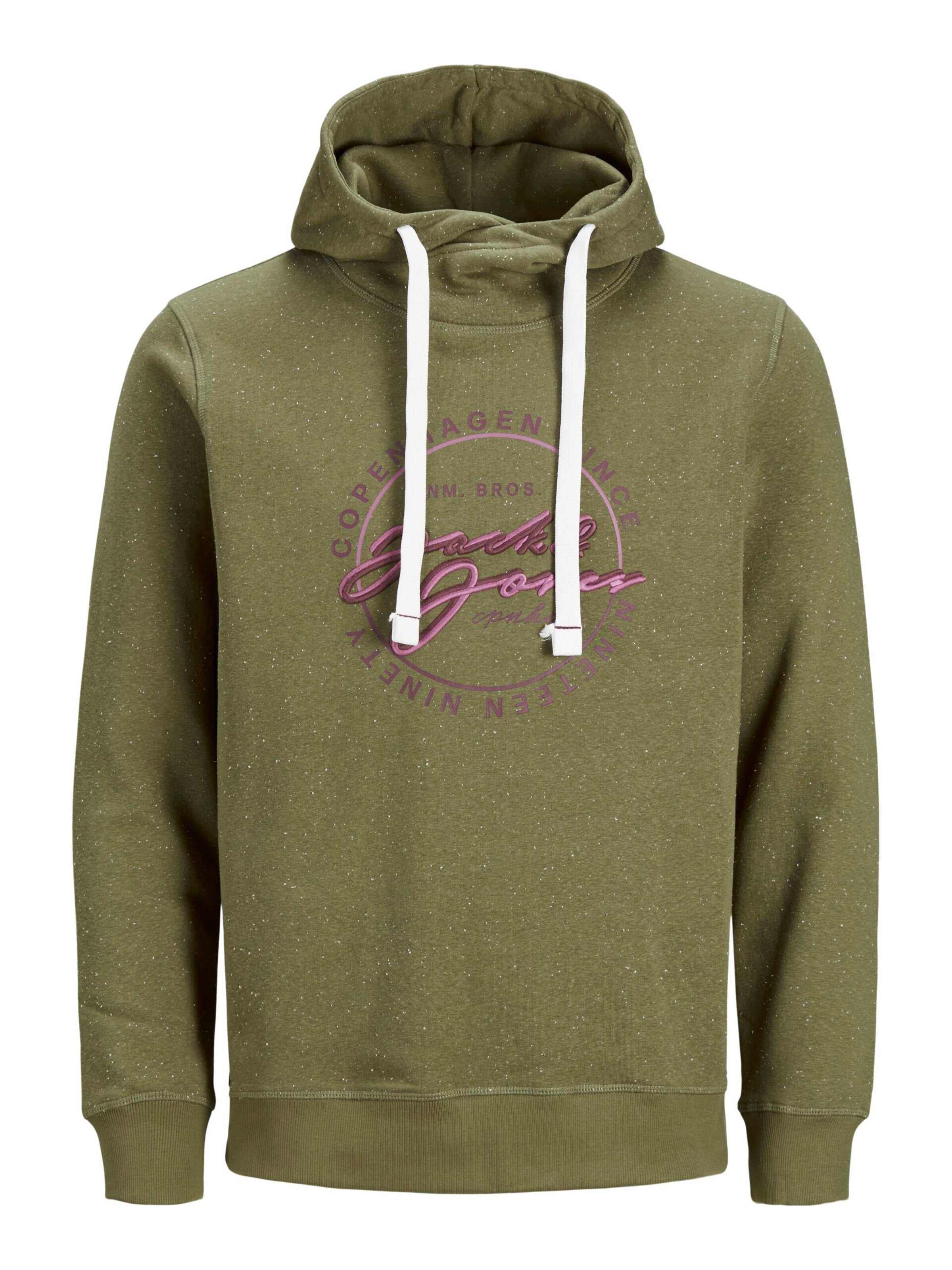 JACK & JONES Sweatshirt in M in de kleur Olijfgroen, Productweergave