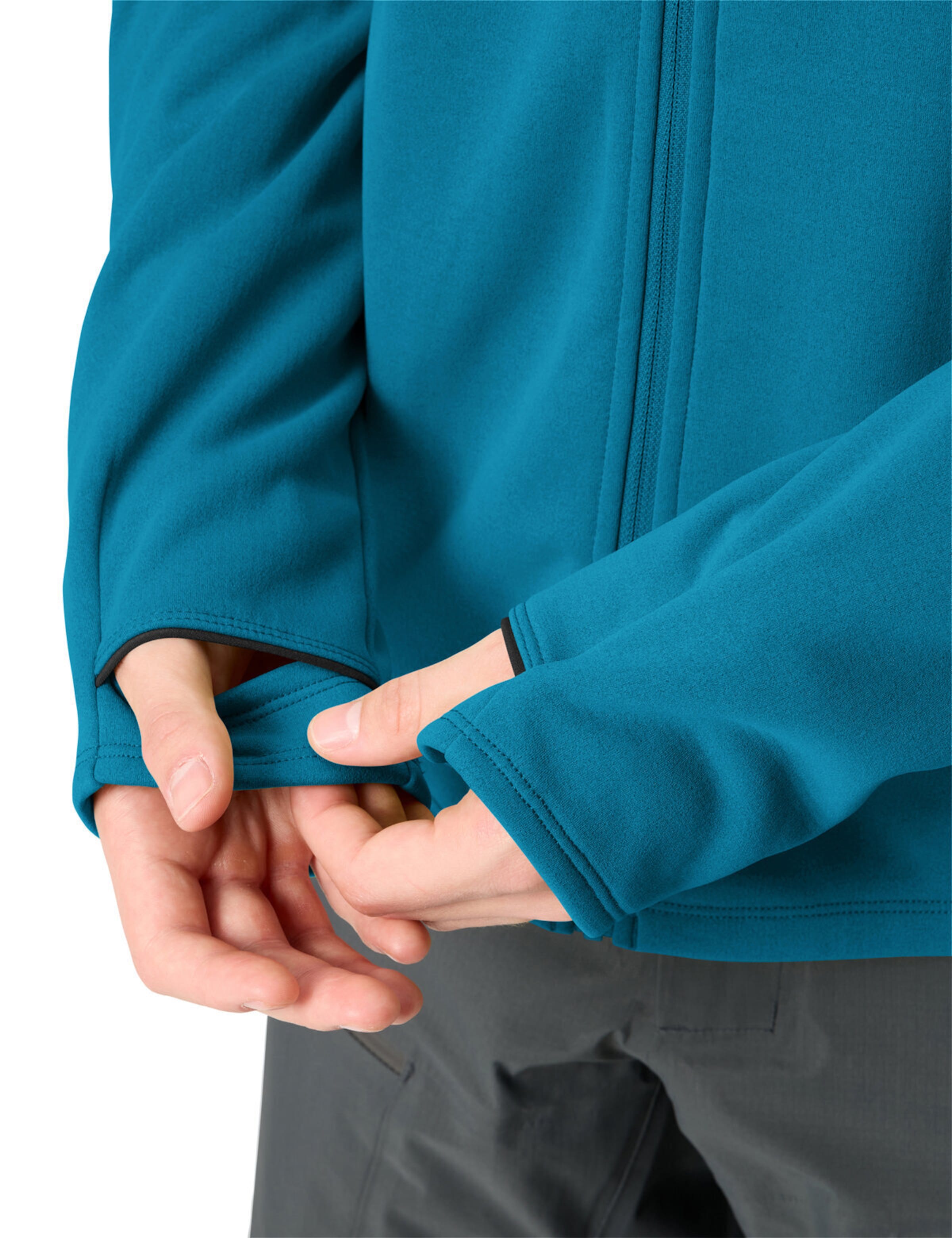 VAUDE Athletic fleece jacket 'Monviso III' in Blue