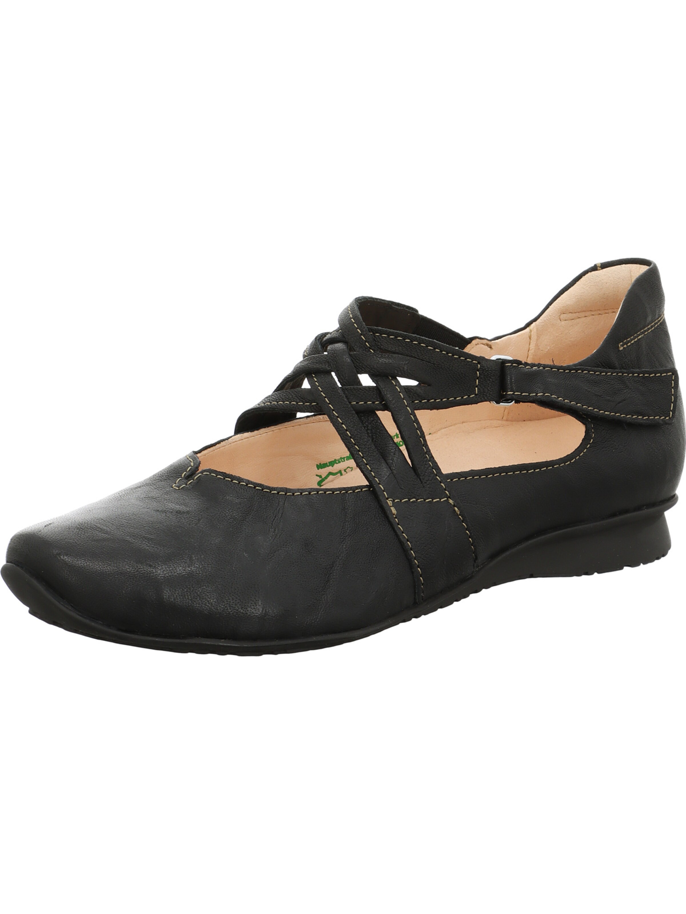 THINK! Ballerina 'Chilli' in Schwarz: Vorderseite