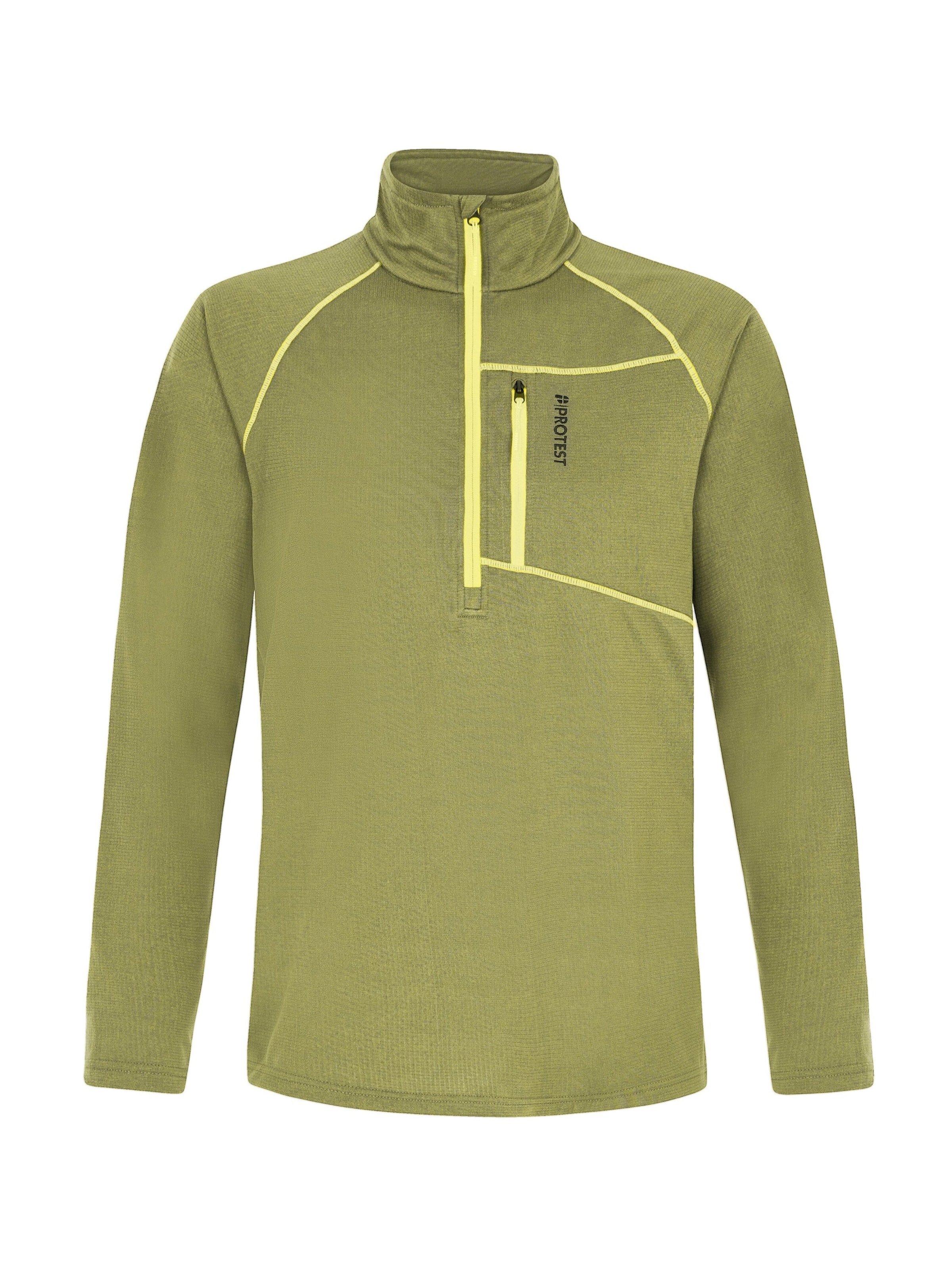 PROTEST Athletic Sweatshirt 'PRTRekody' in Green: front