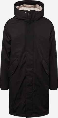 elvine Winter Coat 'Sakeus' in Black: front