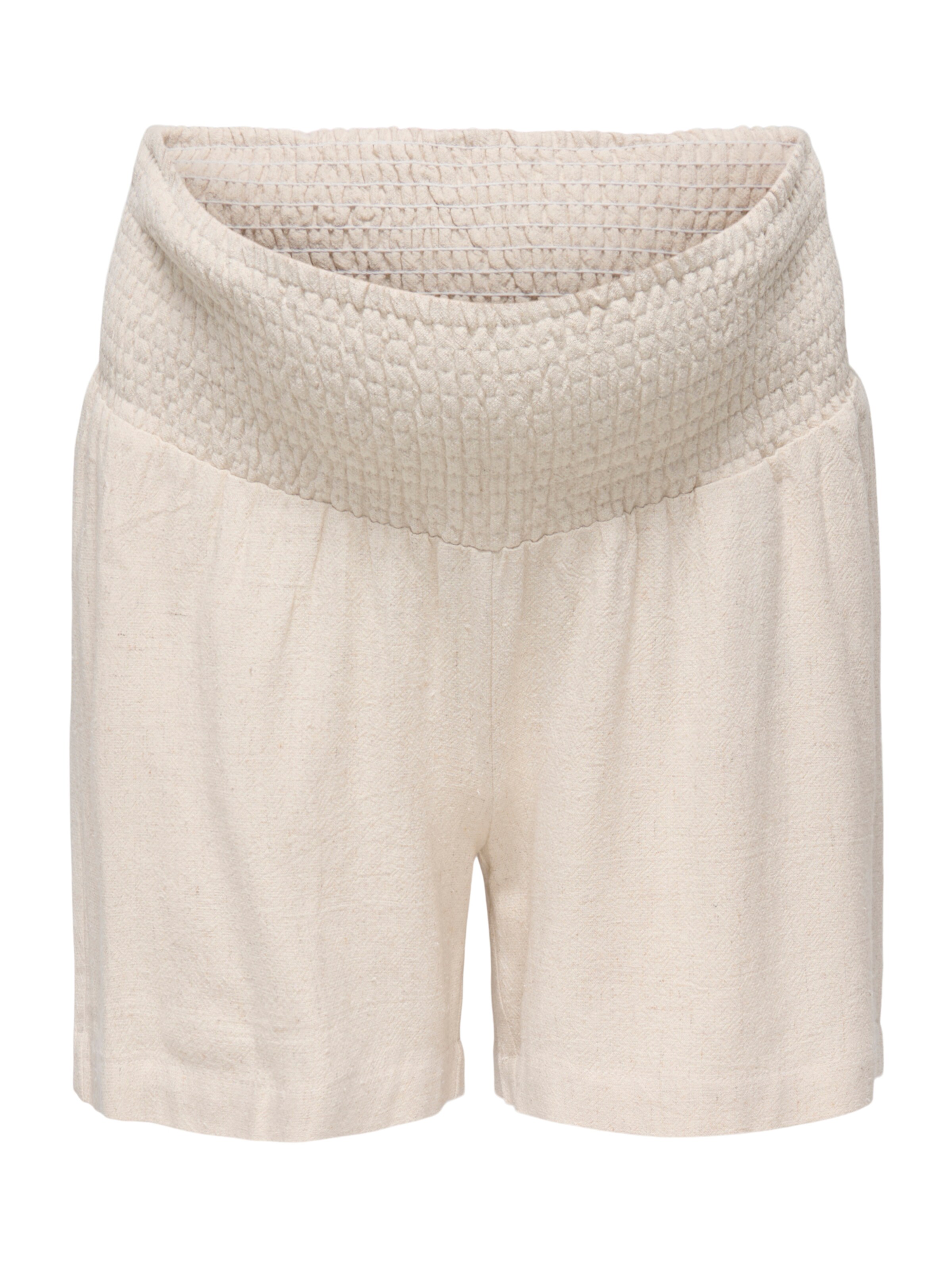 Only Maternity Regular Trousers 'OLMSIESTA' in Beige