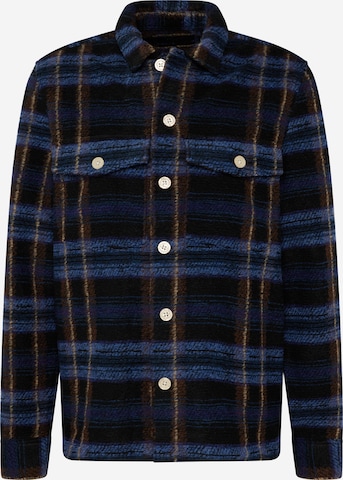 AllSaints Regular fit Button Up Shirt 'VOSS' in Blue: front